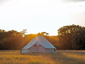 Bell tent exterior