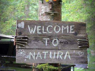 Entrance to the site