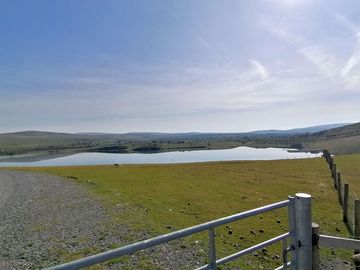 The new beautiful lake just 15 minutes from our site gates!! this was the old local open cast mine!
