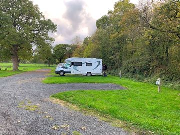 Motorhome on pitch