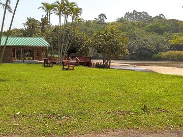 Verandah overlooking the lagoon