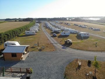 Aerial view of pitches