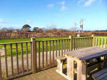 Outside deck