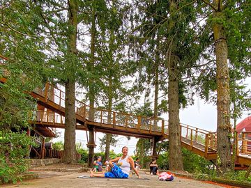 Alfresco yoga