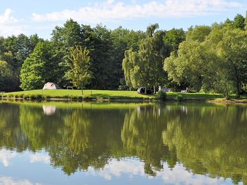 A pitch at the lake