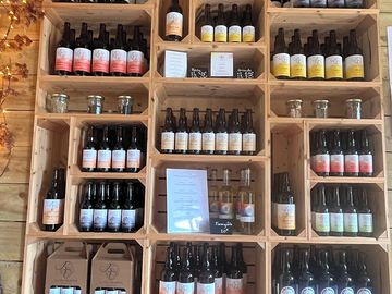 Beers made on site