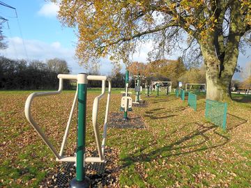 Adult outdoor fitness area