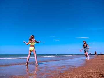 Nearby beach