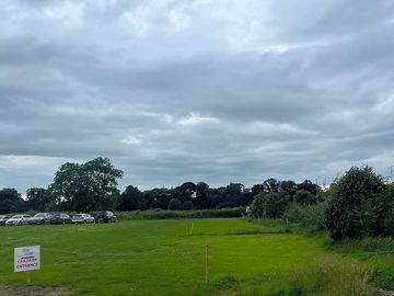Grass caravan site