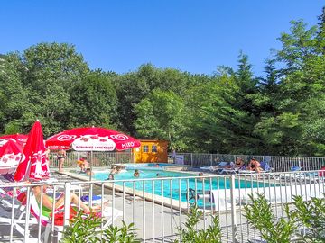 Heated swimming pool