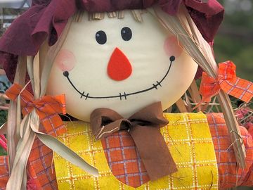 Gladys the scarecrow