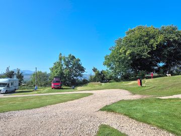 Grass and hardstanding pitches