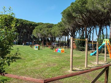 Fitness area and playground