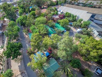 Aerial view of the site