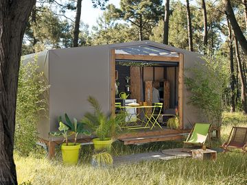 View of the tent