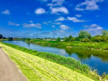 Riverside setting