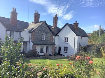 The Old Rectory with the Hideout on the right