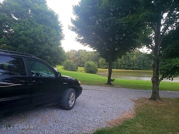 Park on gravel