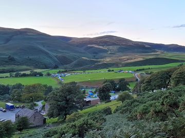 Campsite as seen from the bank