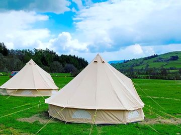 The bell tents