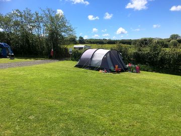 Space here for 1 or 2 medium sized tents, ideal if you want to camp with friends