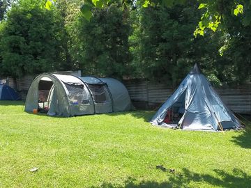 Shaded grass pitches