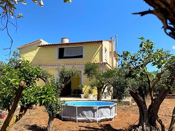 Exterior of the unit with pool
