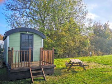 Izzy Shepherds Hut, Located on the campsite