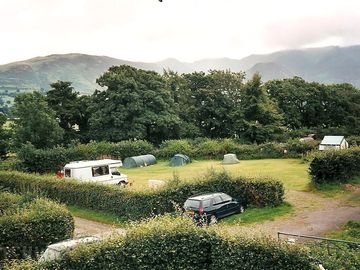 View from the second camping paddock