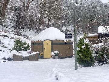 Thistlebank is still cosy in the snow
