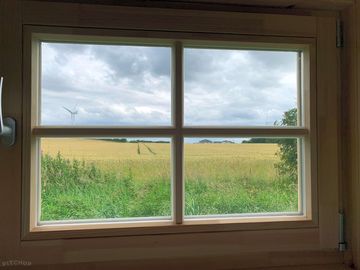 View from one of the pods