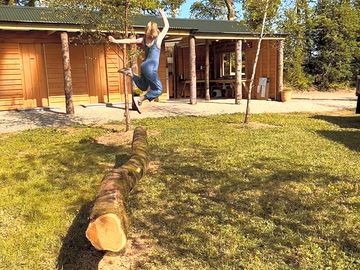 Kitchen and shower block at landsker camping