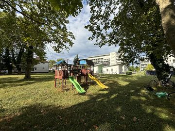 Playground under the trees