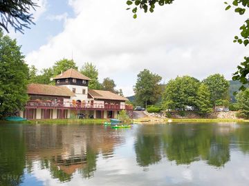 View across the lake