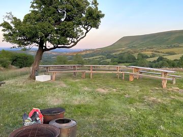 Communal barbecue area