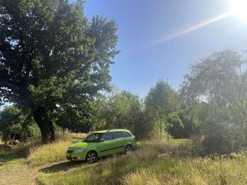 Private parking 100m away from the yurt