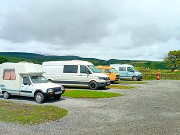 The hardstanding pitches
