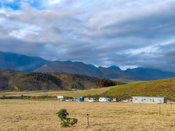 Stunning views across the campsite