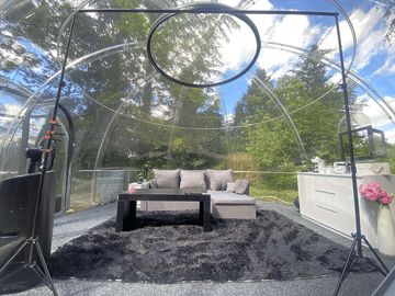 Sitting area in the dome