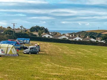 View from the camping field