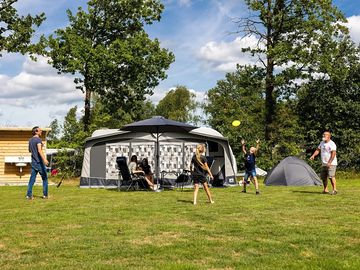 Pitches with private facilites