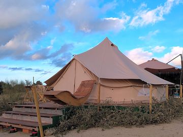 Bell tent exterior