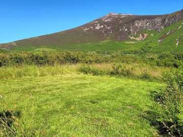 Gyrn goch mountain from the site