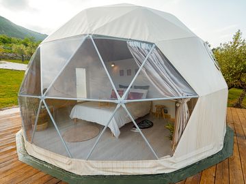 Enjoy the views or some stargazing through the large window