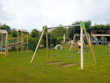 Children'ss entertainment area, next to the restaurant terrace