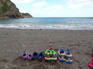 The beach
