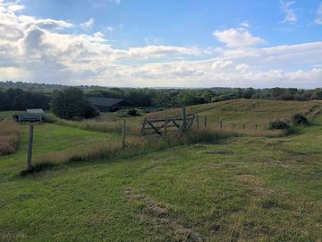 View from the top field
