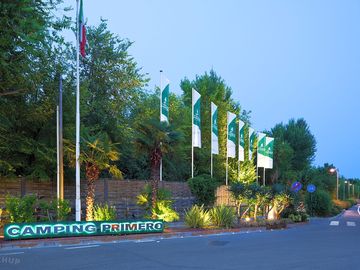 Entrance to the site