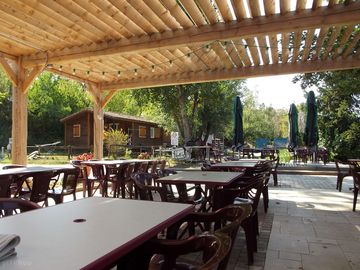Terrace of the restaurant