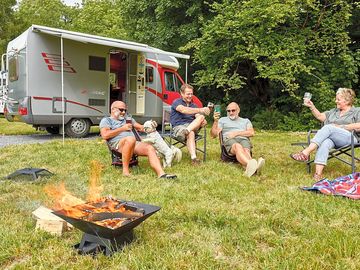 Fully serviced motorhome pitch